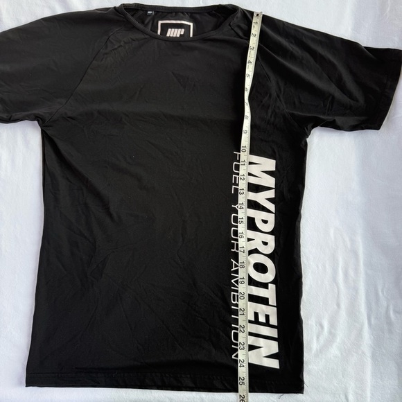 My Protein Black Short Sleeve Crew Neck Tee Size Small - Picture 4 of 8